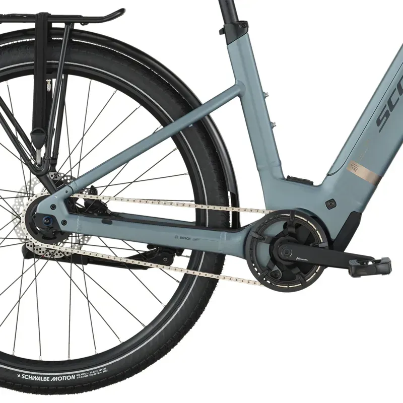 Scott Sub Tour 40 Wave E-Hybrid Bike in Shadow Blue-3