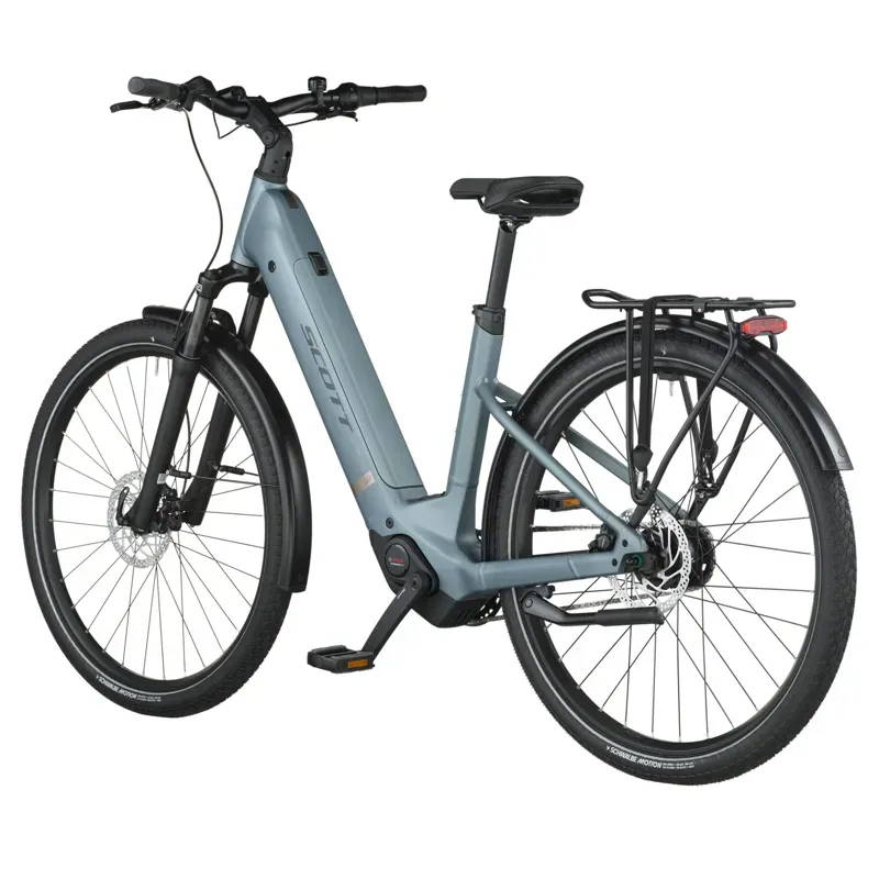 Scott Sub Tour 40 Wave E-Hybrid Bike in Shadow Blue-2
