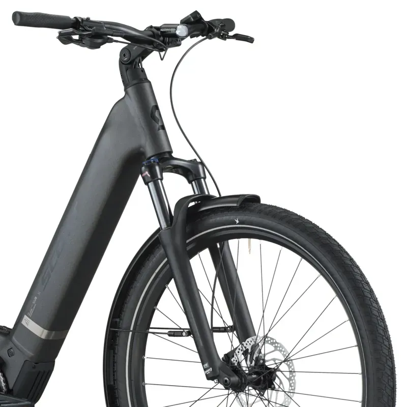 Scott Sub Sport 10 Wave E-Hybrid Bike in Cinder Grey-4