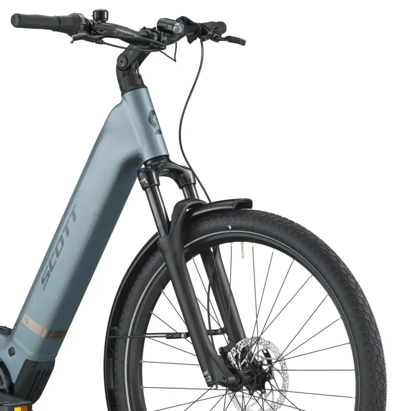 Scott Sub Tour 40 Wave E-Hybrid Bike in Shadow Blue-4