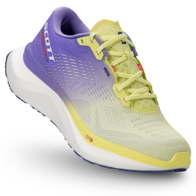 Scott Women's Pursuit Ride 2 Shoes in Pastel Yellow/Aster Purple
