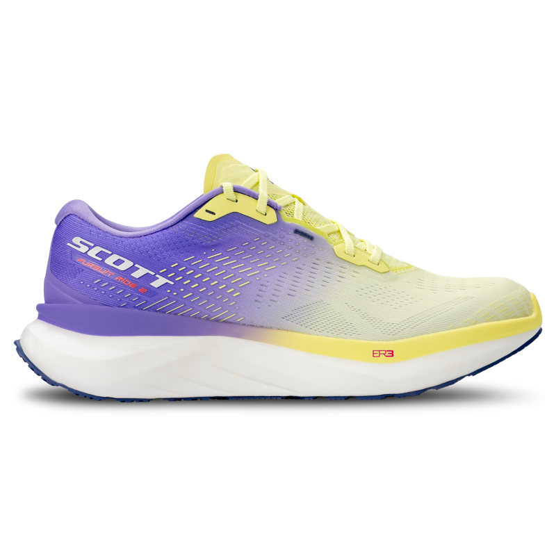 Scott Women's Pursuit Ride 2 Shoes in Pastel Yellow/Aster Purple-2