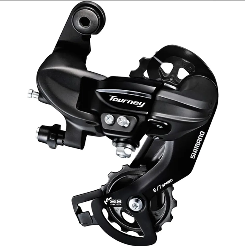 Shimano Tourney / Ty TY300 6 / 7-speed rear derailleur Black one size