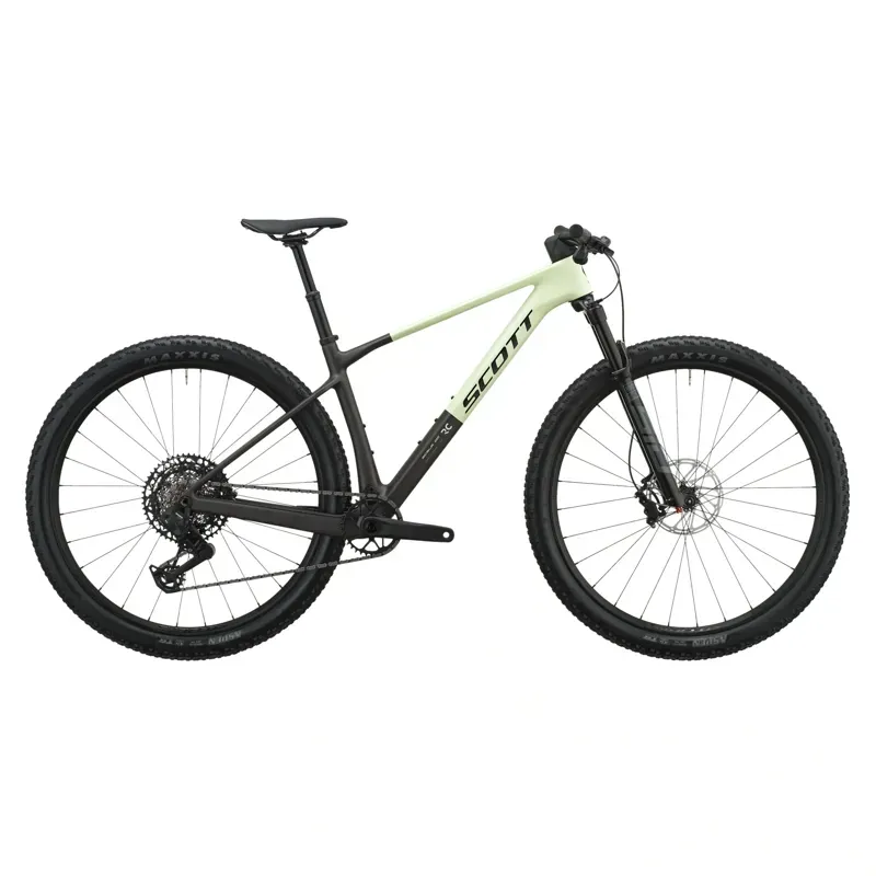 Scott Scale RC Team Mountain Bike in Cream Green/Carbon Black