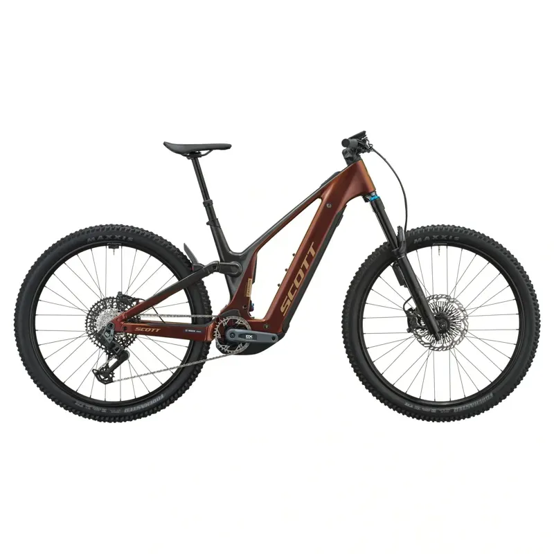 Scott Patron 10 eMountain Bike in Obsidian Red/Carbon Black