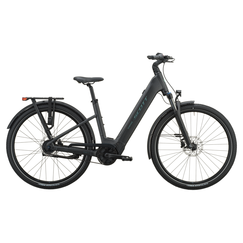 Scott Sub Tour 20 Wave E-Hybrid Bike in Granite Black