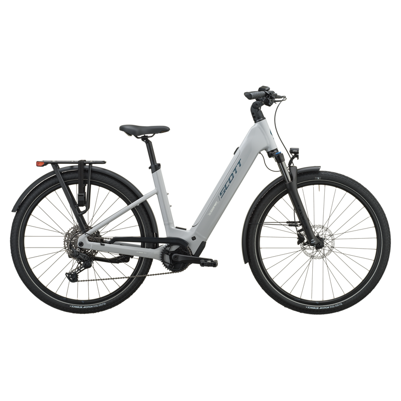 Scott Sub Sport 20 Wave E-Hybrid Bike in Signal Grey