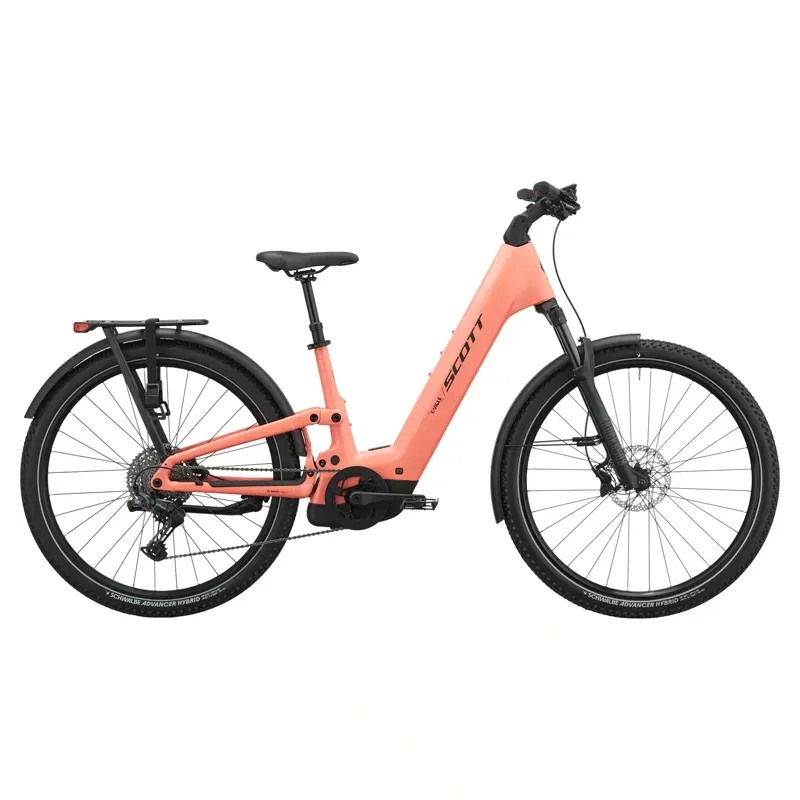 Scott E-Ville 10 SUV Bike in Peach Pink