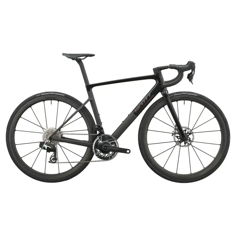 Scott Addict RC Ultimate Road Bike in Piano Black/Carbon Black