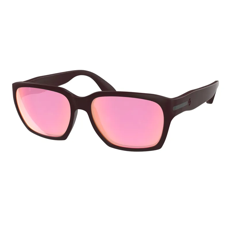 Scott C-Note Sunglassess Maroon Red / Pink Chrome