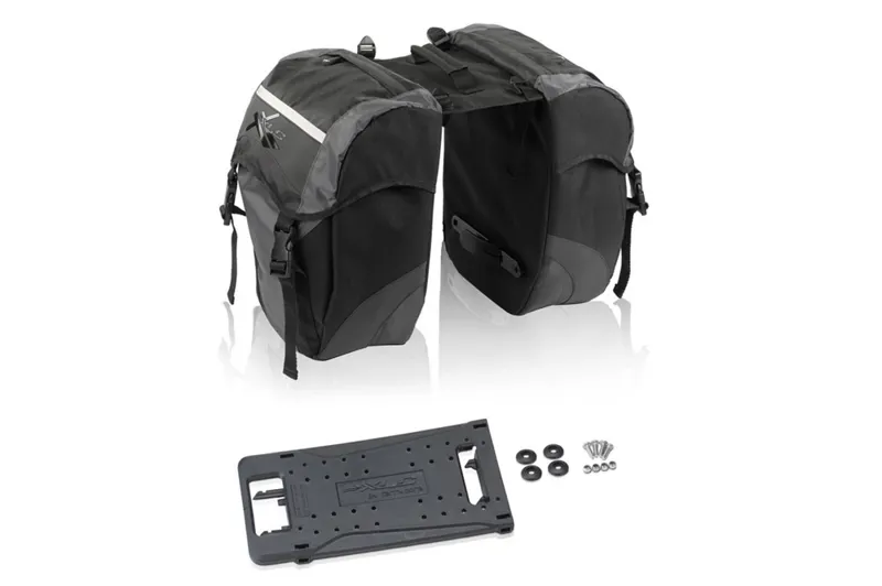 XLC Carrymore Double Pannier in Black 30 ltr