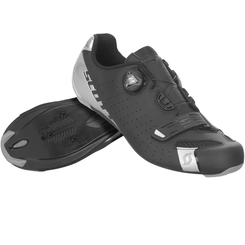 Scott Road Comp Boa Shoes in Black Fade/Metallic Silver