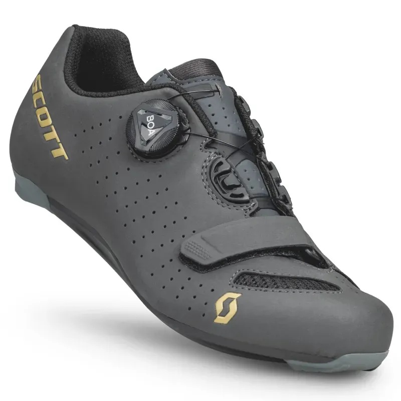 Scott Women's Road Comp Boa Shoes in Grey/Black