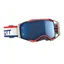 Scott Prospect Goggle In Retro White/Blue/Blue Chrome Works