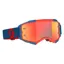 Scott Fury Goggle In Blue/Neon Red/Orange Chrome Works