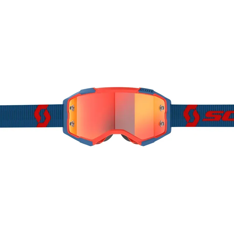 Scott Fury Goggle In Blue/Neon Red/Orange Chrome Works-1
