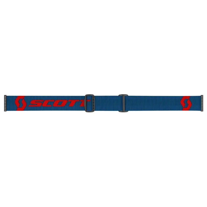 Scott Fury Goggle In Blue/Neon Red/Orange Chrome Works-2