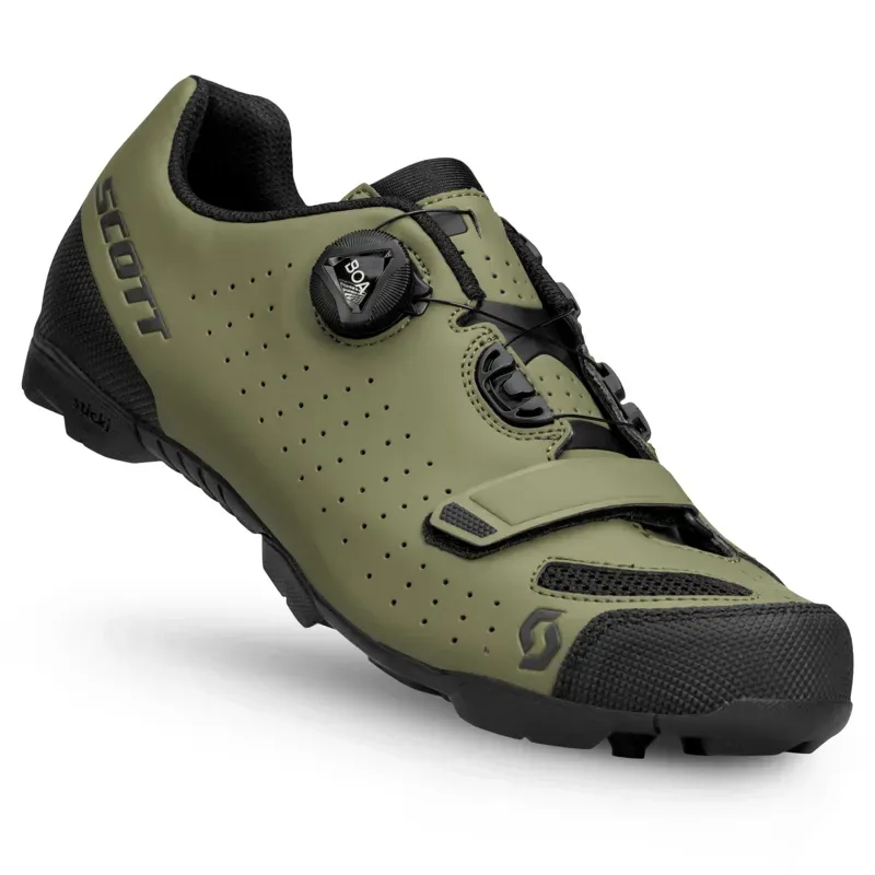 Scott MTB Comp BOA Shoes in Fir Green/Black