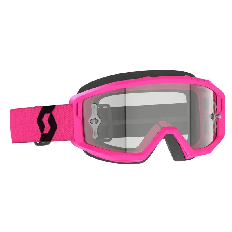 Scott Primal Clear Goggle In Pink/Black/Clear Works
