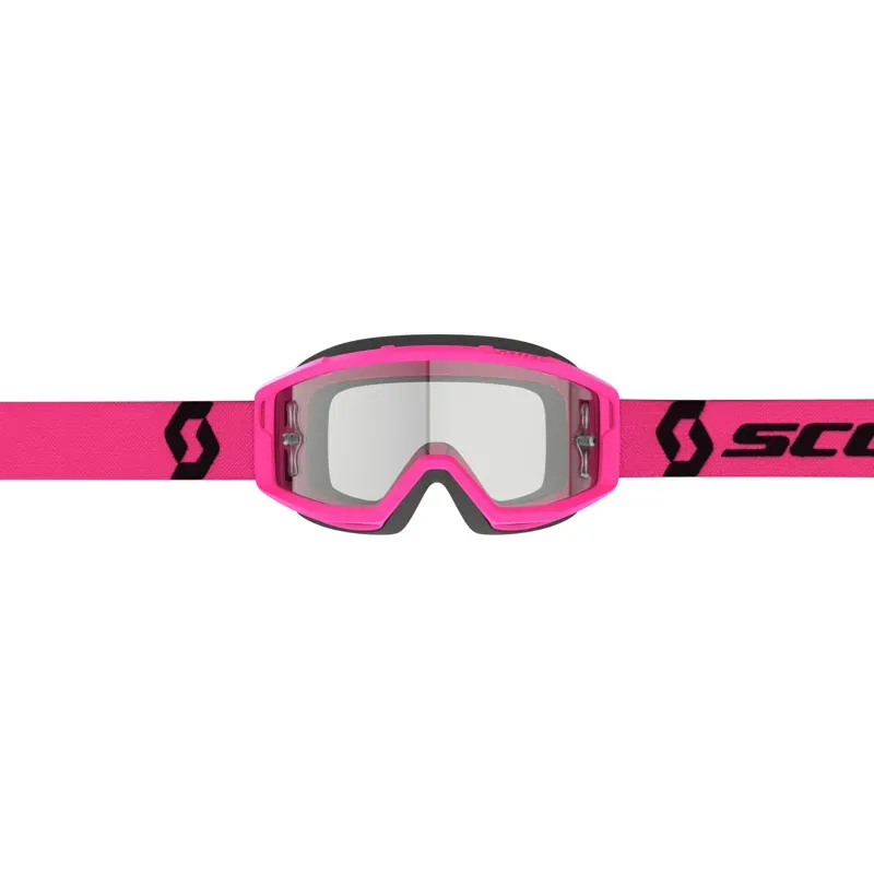 Scott Primal Clear Goggle In Pink/Black/Clear Works-1