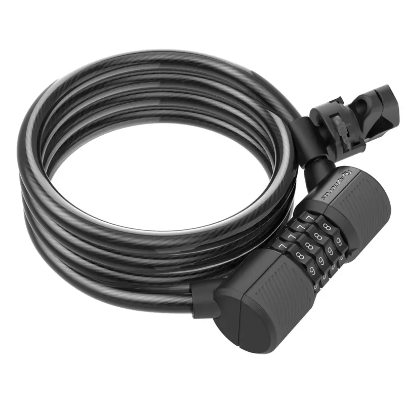 2022 Scott Syncros Masset Coil Cable Combination Lock in Black
