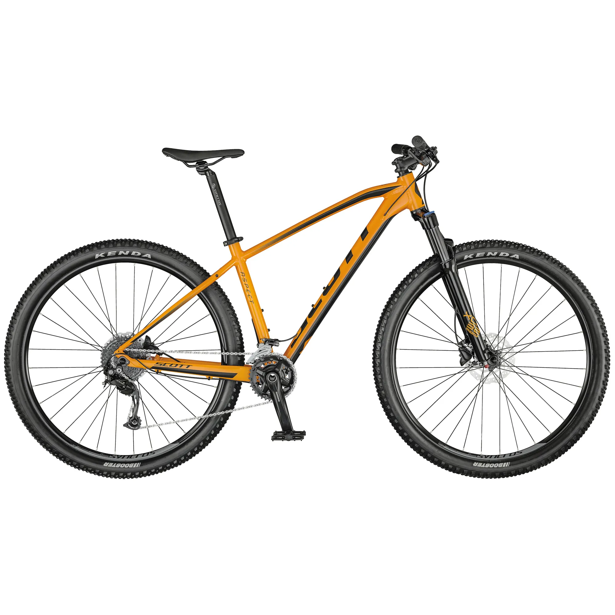 2021 Scott Aspect 740 Hardtail Mountain Bike in Orange