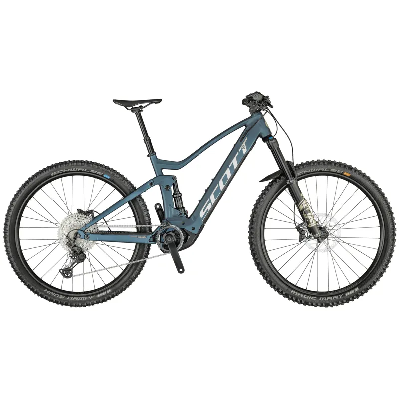 Scott Genius eRIDE 920 Electric Mountain Bike in Blue Large 