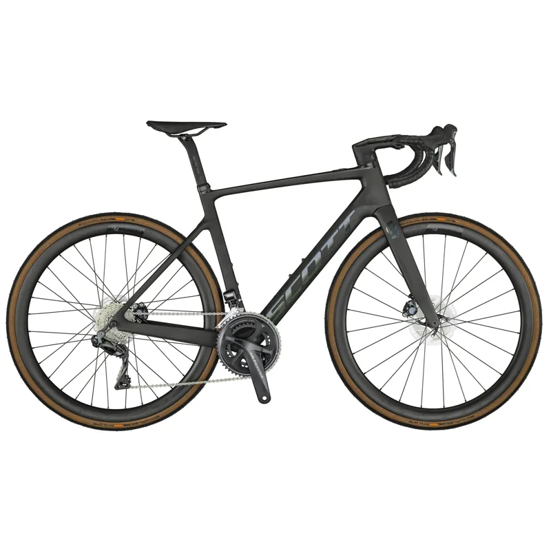 2021 Scott Addict eRIDE 10 Carbon Electric Road Bike in Black 