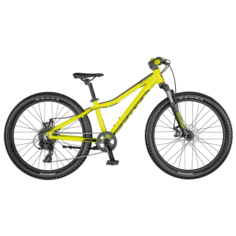 2021 Scott Scale 24 Disc Junior Kids Mountain Bike in Yellow