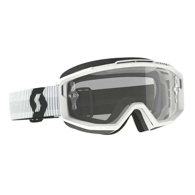Scott Split OTG Goggle In White/Clear Works