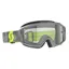 Scott Split OTG Goggle In Light Grey/Neon Yellow/Clear Works