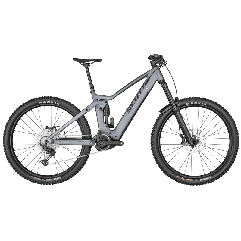 2022 Scott Ransom eRIDE 920 Electric Full Suspension Bike in Grey