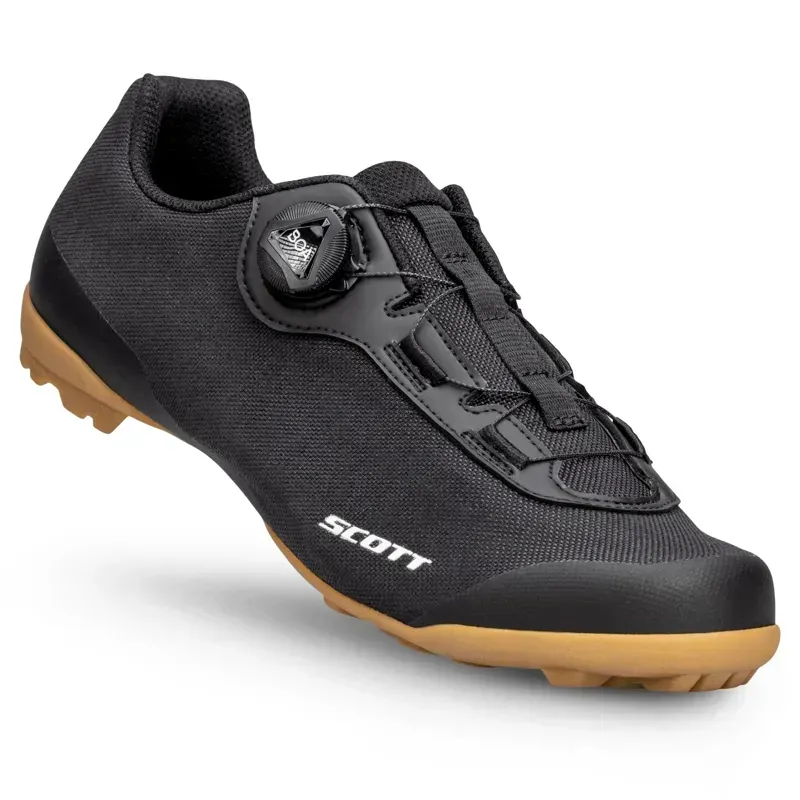 Scott Gravel Pro Shoes in Black Matt/White