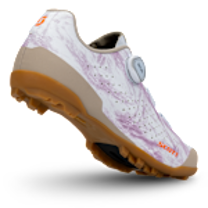 Scott Women's Gravel Pro Shoes in White/Beige-1