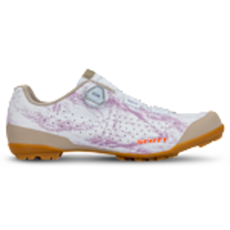 Scott Women's Gravel Pro Shoes in White/Beige-2