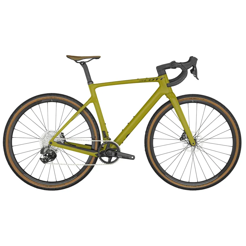 Scott Addict Gravel 20 Road Bike in Yellow