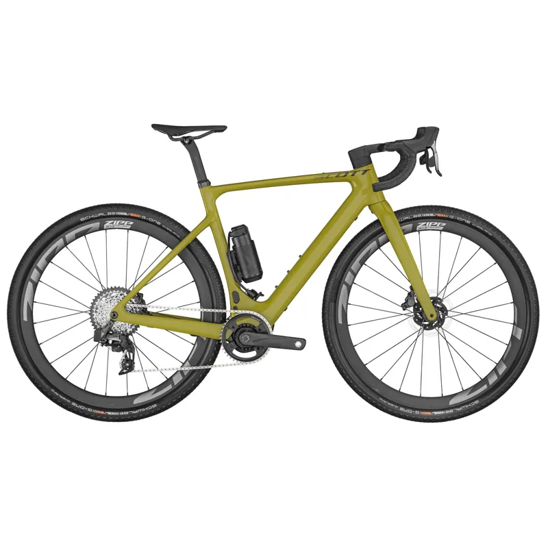 Scott Solace Gravel eRIDE 10 Electric Gravel Bike in Yellow