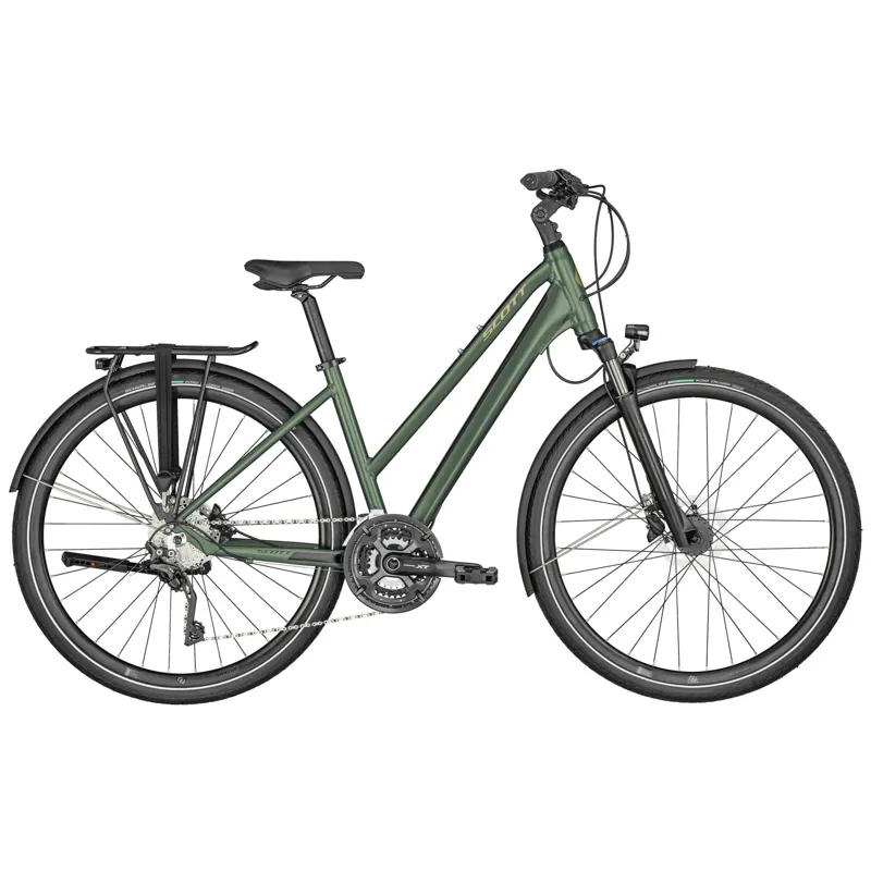 Scott Sub Sport 10 Womens Hybrid Bike in Green