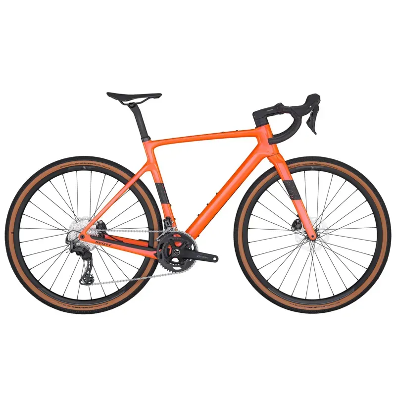 Scott Addict 40 Road Bike In Acid Orange