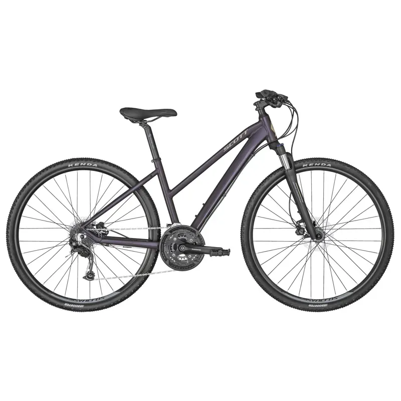 Scottt Sub Cross 30 Lady Cu Hybrid Bike In Aubergina Purple