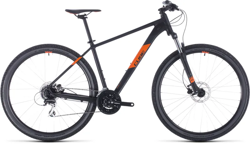 2020 Cube Aim Pro Hardtail Mountain Bike in Black