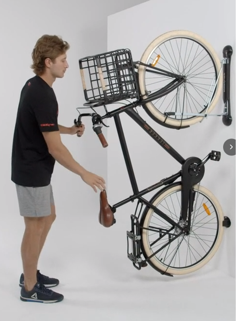 Steadyrack for Bikes with Mudguards Fendor Bike Wall Rack Silver one size-1