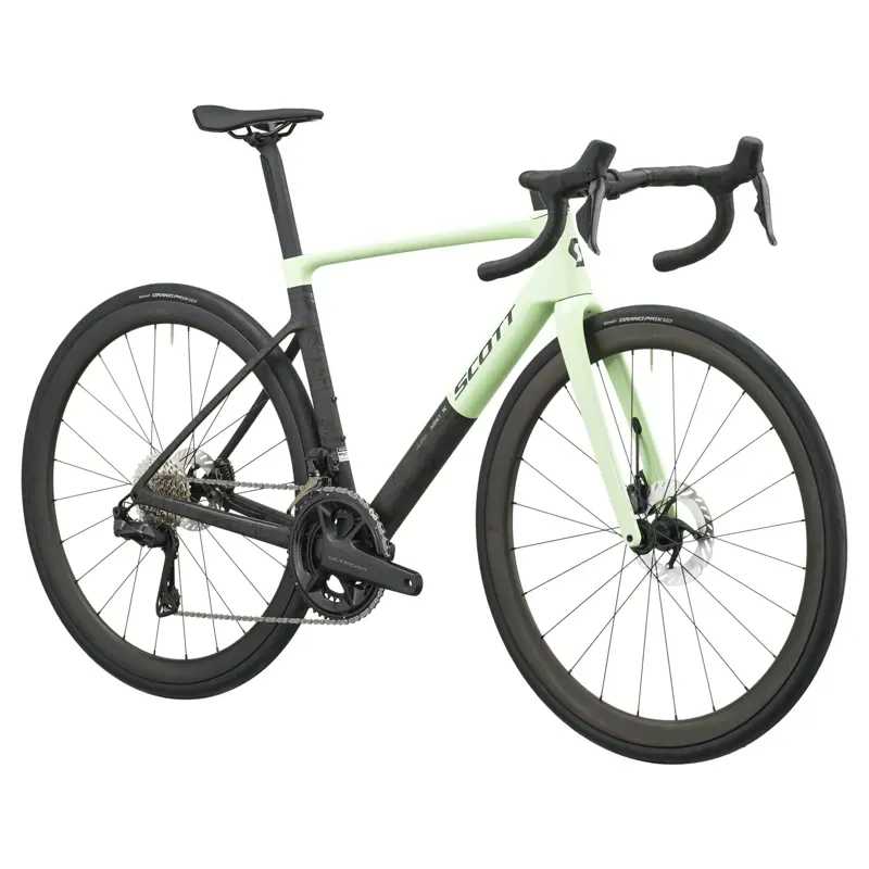 Scott Addict RC 20 Road Bike in Cream Green/Carbon Black-1