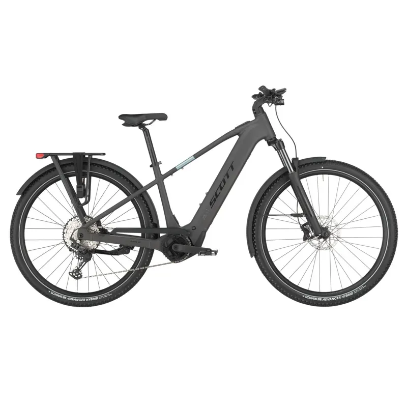 Scott Axis 20 E-Hybrid Bike In Midnight Grey