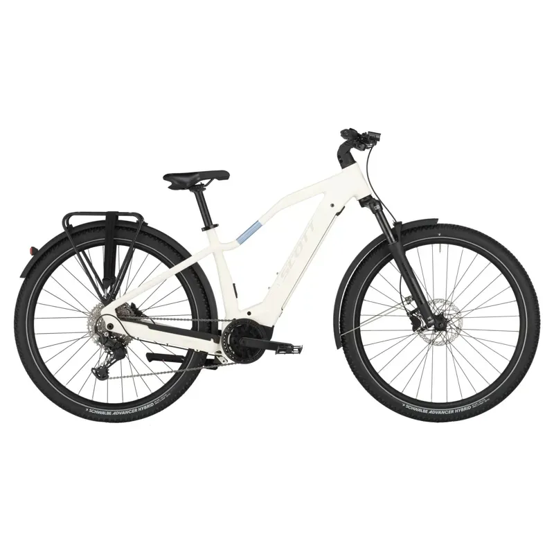 Scott Axis 40 E-Hybrid Bike in Cotton White