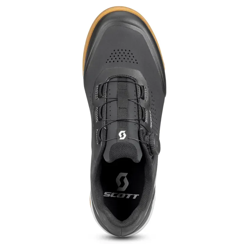 Scott MTB Volt Evo Flat BOA Shoes in Black/White-4