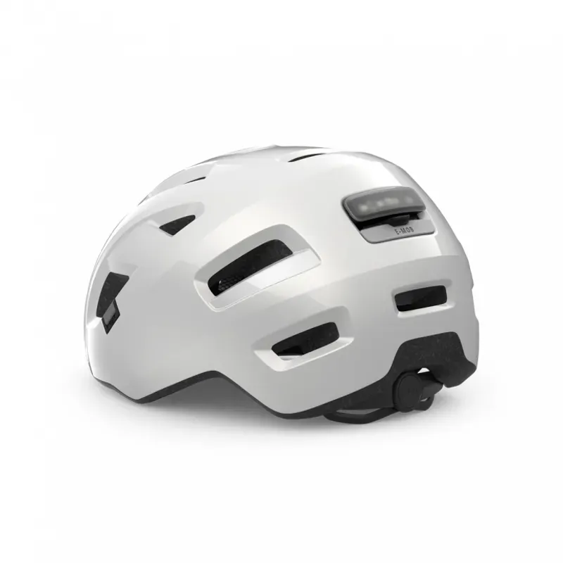 Met E-Mob Helmet in White-2