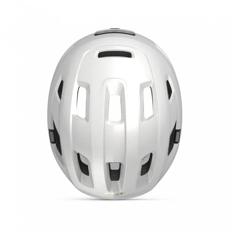 Met E-Mob Helmet in White-3