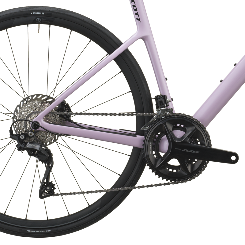 Scott Addict 50 Road Bike in Mallow Pink-3