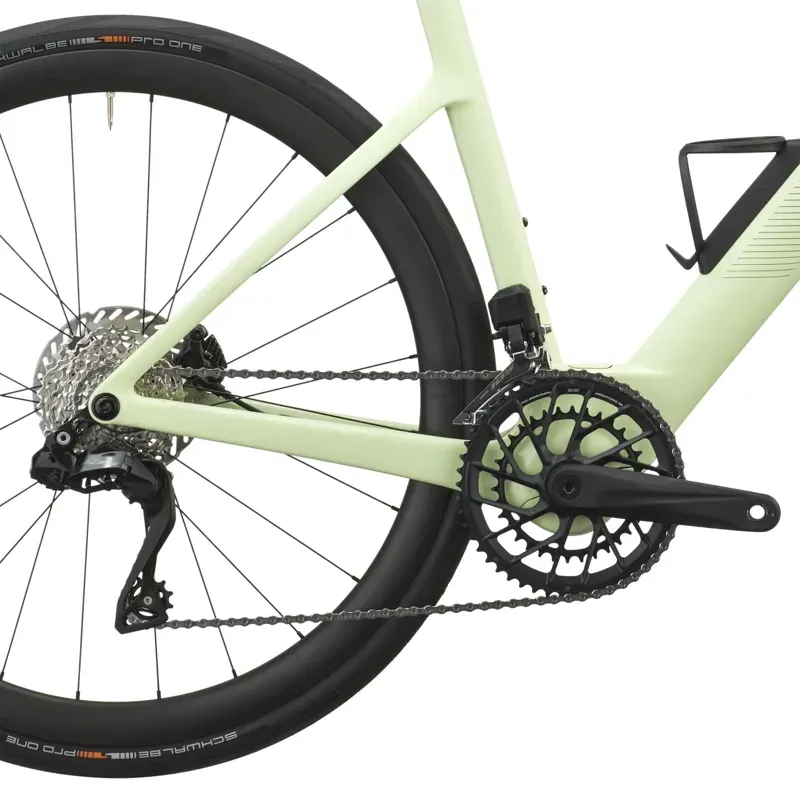 Scott Fastlane 20 eRoad Bike in Cream Green-3